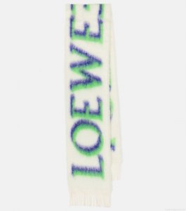 LoeweIntarsia wool-blend scarf LoeweIntarsia wool-blend scarf