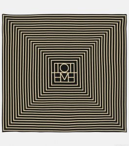 TotemeLogo silk scarf TotemeLogo silk scarf