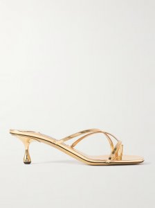 Etana 45 mirrored-leather mules Etana 45 mirrored-leather mules