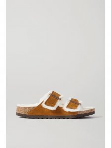 Arizona shearling-lined suede sandals Arizona shearling-lined suede sandals