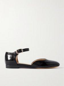 Patent-leather Mary Jane ballet flats Patent-leather Mary Jane ballet flats