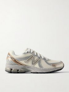 860v2 Ceres rubber and leather-trimmed mesh sneakers 860v2 Ceres rubber and leather-trimmed mesh sneakers