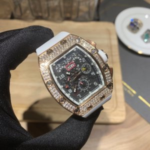 Richard Mille RM-011 Men’s Full Diamond Six-Hand Multifunctional Watch Richard Mille RM-011 Men’s Full Diamond Six-Hand Multifunctional Watch