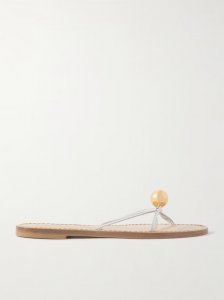 The Malawi embellished leather sandals The Malawi embellished leather sandals