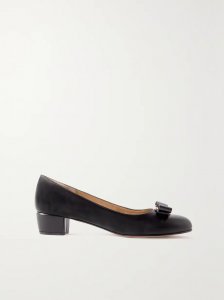 Vara bow-embellished leather pumps Vara bow-embellished leather pumps