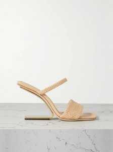 Rene raffia mules Rene raffia mules