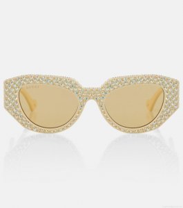 GucciEmbellished oval sunglasses GucciEmbellished oval sunglasses