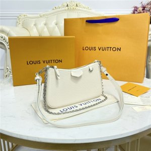 Louis Vuitton Easy Pouch on Strap Quartz White Louis Vuitton Easy Pouch on Strap Quartz White