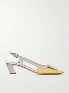 Belle Vivier patent-leather slingback pumps Belle Vivier patent-leather slingback pumps