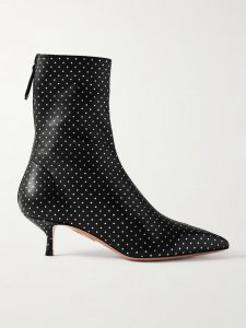 Montmartre 50 metallic polka-dot leather ankle boots Montmartre 50 metallic polka-dot leather ankle boots
