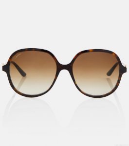 Cartier Eyewear CollectionSignature C de Cartier round sunglasses Cartier Eyewear CollectionSignature C de Cartier round sunglasses