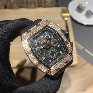 Richard Mille RM-011 Men’s Full Diamond Six-Hand Multifunctional Watch Richard Mille RM-011 Men’s Full Diamond Six-Hand Multifunctional Watch