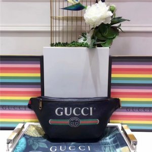 Gucci Print Leather Belt Bag (Varied Colors) Gucci Print Leather Belt Bag (Varied Colors)