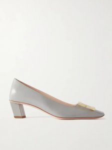 Belle Vivier buckled leather pumps Belle Vivier buckled leather pumps