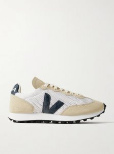 Rio Branco Light leather-trimmed suede and Aircell mesh sneakers Rio Branco Light leather-trimmed suede and Aircell mesh sneakers