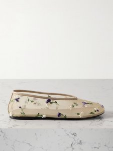 Marcy embroidered mesh ballet flats Marcy embroidered mesh ballet flats