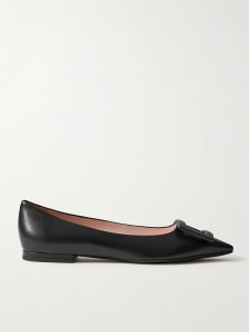 Gommettine buckled leather ballet flats Gommettine buckled leather ballet flats