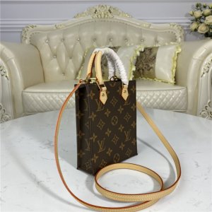 Louis Vuitton Petit SAC Plat Monogram Canvas Louis Vuitton Petit SAC Plat Monogram Canvas