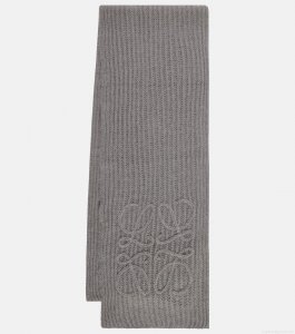 LoeweAnagram open-knit mohair-blend scarf LoeweAnagram open-knit mohair-blend scarf