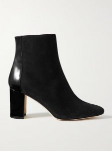 Rosie 70 patent-leather and suede ankle boots Rosie 70 patent-leather and suede ankle boots