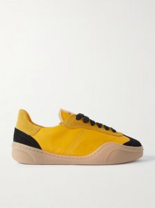 Bars suede and leather sneakers Bars suede and leather sneakers