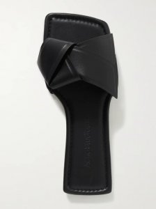 + NET SUSTAIN leather slides + NET SUSTAIN leather slides