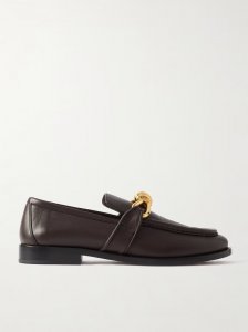 Astaire embellished leather loafers