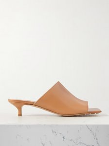 Leather mules Leather mules