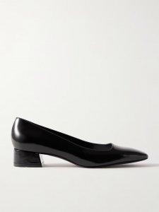 Vera glossed-leather pumps Vera glossed-leather pumps