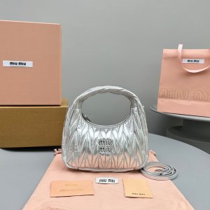 MIUMIU handbag silver color MIUMIU handbag silver color