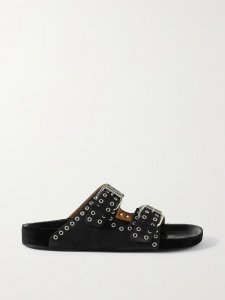 Lennyo studded leather slides Lennyo studded leather slides
