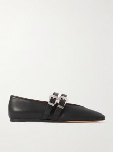 Claudia leather Mary-Jane ballet flats Claudia leather Mary-Jane ballet flats
