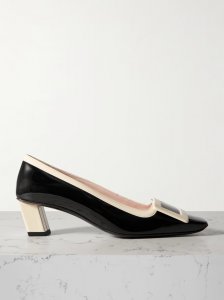 Belle Vivier two-tone patent-leather pumps Belle Vivier two-tone patent-leather pumps