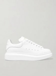 Leather exaggerated-sole sneakers Leather exaggerated-sole sneakers