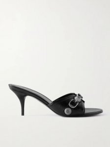 Cagole studded leather mules Cagole studded leather mules