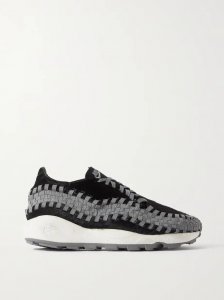 Air Footscape grosgrain-trimmed calf hair sneakers Air Footscape grosgrain-trimmed calf hair sneakers