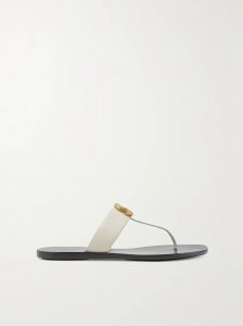 Marmont logo-embellished leather sandals Marmont logo-embellished leather sandals