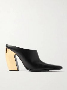 Tex leather mules Tex leather mules