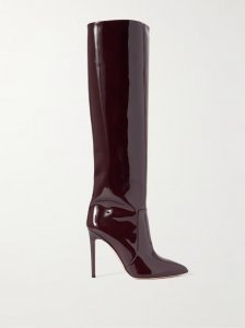 Stiletto patent-leather knee boots Stiletto patent-leather knee boots