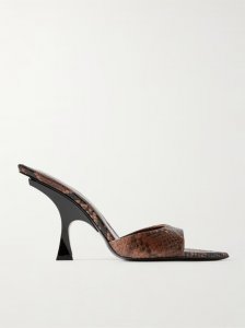 Ester snake-effect leather mules Ester snake-effect leather mules