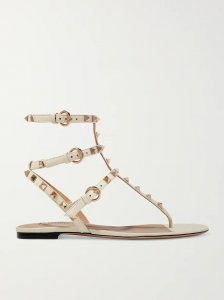 The Rockstud leather sandals The Rockstud leather sandals