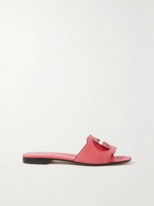 Cutout leather slides Cutout leather slides