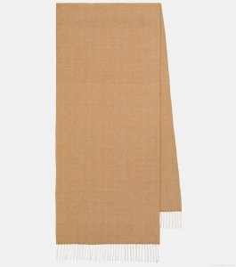 Loro PianaTurati herringbone cashmere scarf Loro PianaTurati herringbone cashmere scarf