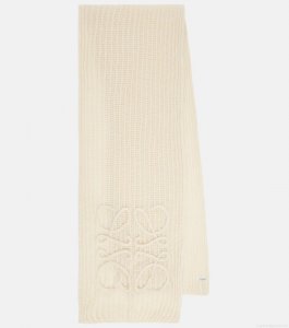 LoeweAnagram open-knit mohair-blend scarf LoeweAnagram open-knit mohair-blend scarf