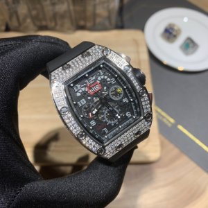 Richard Mille RM-011 Men’s Full Diamond Six-Hand Multifunctional Watch Richard Mille RM-011 Men’s Full Diamond Six-Hand Multifunctional Watch