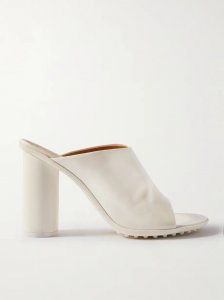Atomic patent-leather mules Atomic patent-leather mules
