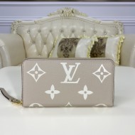 Louis Vuitton Zippy Wallet Empreinte Dove/Cream Louis Vuitton Zippy Wallet Empreinte Dove/Cream