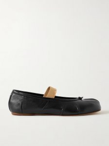Tabi split-toe leather ballet flats Tabi split-toe leather ballet flats