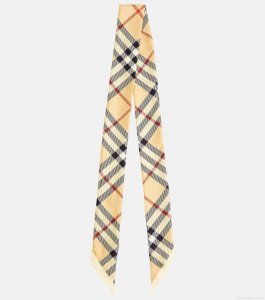 BurberryBurberry Check silk twill scarf