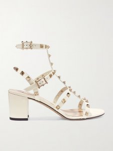Valentino Garavani The Rockstud 60 patent-leather sandals
